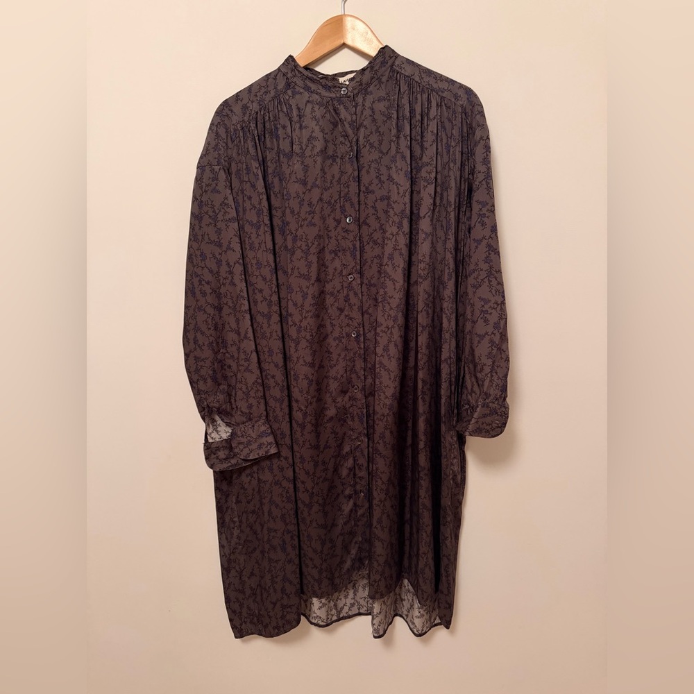 Caron Callahan silvery grey shirt dress - Picture 3 of 6